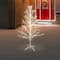 4ft. Pre-Lit White Cascade Twig Outdoor Artificial Christmas Tree, Clear Lights